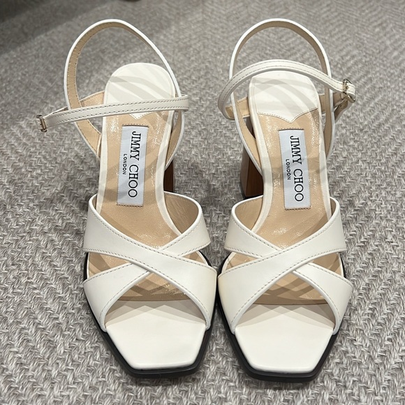 Jimmy Choo Joya 85 sandals 36.5 NWOT - Picture 2 of 4